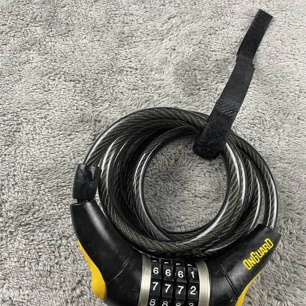 OnGuard Rottweiler Armored Cable Bike Lock Combination